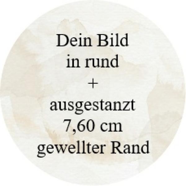 Muffin Aufleger 7,6 cm mit gewellten Rand